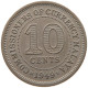 MALAYA 10 CENTS 1949 #s096 0389 - Colonies