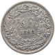 SWITZERLAND 1/2 FRANC FRANKEN 1898 #s100 0855 - 1/2 Franken