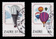 ZAIRE STAMPS.1984.Air Balloons .Set 4.USED. - Gebraucht