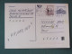 Czech Republic 1995 Stationery Postcard Hora Rip Mountain Sent Locally From Prague With PFAFF Slogan - Cartas & Documentos