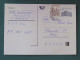 Czech Republic 1995 Stationery Postcard Hora Rip Mountain Sent Locally - Covers & Documents