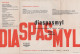 Pologne - 1965 - Imprime Publicitaire Pharmaceutique Diaspasmyl - Theme Chien Chat - Lettres & Documents
