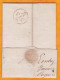 1820 - KGIV - Lettre De Londres, GB Vers Bordeaux, France - Griffe ANGLETERRE En Noir - Cover From London To Bordeaux - ...-1840 Voorlopers