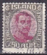 IS015E – ISLANDE – ICELAND – 1920 – KING CHRISTIAN X – MI # 95 USED 10 € - Used Stamps