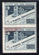 1943 San Marino, N. 239b Coppia Di Cui Uno Senza Soprastampa - MNH** VARIETA' - Variétés Et Curiosités