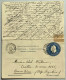 ARGENTINA USED IN BELGIUM „LOUVAIN 1906“6c Blue Postal Stationery Card With Paid Reply Used From „Belgique“(cover Entier - Entiers Postaux