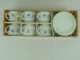 Beautiful 12 Pieces Coffee Set 16cl Cups And Saucers Break Resistant #2302 - Tasses