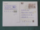 Czech Republic 1999 Stationery Postcard 4 Kcs "Prague 1998" Sent Locally - Cartas & Documentos