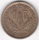 Togo Territoires Sous Mandat De La France. 1 Franc 1925. Variété 5 Fermé,  Bronze Aluminium. Lec 12 - KM# 2 - Togo