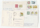 1960s -2000s  5 Norway Covers Fish Flowers Butterfly Insect Flower Stamps Cover - Cartas & Documentos