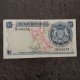 BILLET CIRCULE 1 DOLLAR 1972 SINGAPOUR / SINGAPORE BANKNOTE - Singapour