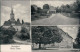 Ansichtskarte Bertsdorf-Hörnitz Kirche, Schule, Straßenansicht 1959 - Bertsdorf-Hoernitz