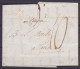 L. Datée 15 Mars 1798 De BRUXELLES Pour PARIS - Griffe "94/ BRUXELLES" - Port "10" - 1794-1814 (Période Française)