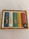 Vintage ! Chinese Five Calligraphy Colour Ink Sticks "Dragon" In Glass Lidded Box - Arte Asiático