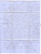 Lettre Avec Texte Daté De Saint Louis Du Sénégal Le 27 Août 1854 Pour Bordeaux. Au Recto, Càd D'entrée Rouge COLONIES FR - Marques D'entrées