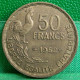 FRANCE  LOT DE X 4 MONNAIES  GUIRAUD  .50 FRANCS  1951 . 1952  .1953 .1954 B . - 50 Francs