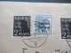 SBZ 1948 Kontrollrat Mit Aufdruck SBZ MiF Nr.182 (3) Und 186 Ortsbrief Und Tagesstempel Quedlinburg Mit Abs. Stempel - Briefe U. Dokumente