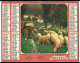 Almanach  Calendrier  P.T.T  -  La Poste -  1979 - Chien D'avalanches - - Troupeau De Moutons - Groot Formaat: 1971-80