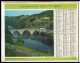 Almanach  Calendrier  P.T.T  -  La Poste -  1973 - La Dordogne - Entraygues Sur Truyere - Grand Format : 1971-80