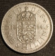 GRANDE BRETAGNE - 1 SHILLING 1954 - Elizabeth II - 1ère Effigie - Sans "BRITT:OMN:" - Blason De L'Angleterre - KM 904 - I. 1 Shilling