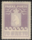 GRÖNLAND GROENLAND GREENLAND 1937 PAKKE PORTO PARCEL POST 70 ÖRE Perf 10 3/4 MI 13 FACIT P17 - MINT NEVER HINGED (**) - Spoorwegzegels