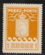 GRÖNLAND GROENLAND GREENLAND 1937 PAKKE PORTO PARCEL POST 1 KR Perf 10 3/4 MI 11B FACIT P16 - MINT NEVER HINGED (**) - Parcel Post