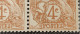 N° 110 (Variété, Point Dans La Cartouche) Neuf * Gomme D'Origine En Paire  TTB - Unused Stamps