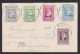 1914 - 5 Überdrucke Auf Einschreibebrief Ab BAGY Nach Braunschweig - Samos