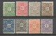 MAURITANIA TAXE IMPUESTOS COLONIA FRANCESA YVERT NUM. 17/24 ** SERIE COMPLETA SIN FIJASELLOS - Unused Stamps