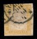 Antichi Stati Italiani - Sardegna - 1861 - 80 Cent Giallo Arancio (17C) - Usato - Autres & Non Classés