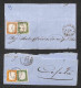 Delcampe - Regno - Vittorio Emanuele II - 1861/1863 - Quattro Testatine Di Lettere Col 5 Cent (Sardegna) In Coppia Orizzontale E St - Otros & Sin Clasificación