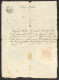 Prefilateliche&Documenti - Italia - 1840 (1 Febbraio) - Carpineto - Carta Bollata Da 5 Bai - Documento Notarile Con Sigi - Autres & Non Classés