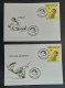 GASTON LAGAFFE / PHILATÉLIE DE LA JEUNESSE 1992 / LOT DE 10 DOCUMENTS - Philabédés (comics)