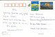 CHINA - 2014, POSTCARD WITH STAMPS SENT TO DUBAI. - Brieven En Documenten