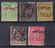 Port-Said, 1899  Y&T. 6, 7, 10, 11, 15, - Oblitérés