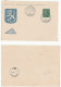 1948 SUURLEIRI Finland EVENT Cover HERALDIC LION Stamps Card - Covers & Documents