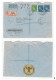 1950 Instrumentarium MEDICAL 50th Anniv REG Cover ANNIV FOIL SEAL Label SNAKE Finland  To RAYNOR Co London GB Health - Lettres & Documents