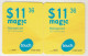 LEBANON - Magic (Half Size X2) , MTC Touch Recharge Card 11.36$, Exp.date 02/01/16, Used - Liban