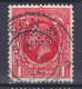 Great Britain Perfin Perforé Lochung 'W&S' 1934 Mi. 176 X, GV. LONDON W.C. Cancel 1936 (2 Scans) - Perfin