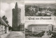 Ansichtskarte Pasewalk Turm, Panorama, Schloss 1980 - Pasewalk