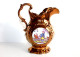 ANCIEN PICHET CARAFE CRUCHE DE JERSEY En FAIENCE EMAILLÉ XIXe STYLE NAPOLEON III / ART DE LA TABLE, DECORATIF (1102.16) - Altri & Non Classificati