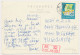 CHINA,  China Postcard, Sent To Yugoslavia,   Stamp With Train On Bridge 1982, Par Avion - Lettres & Documents