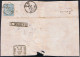 San Marino - S. Marino 1864. Precursori B9 (sm21). Ampio Frammento Di Lettera Con 15c (L18) Annullato Con Il Bollo Di RI - Storia Postale