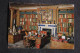 THE QUEEN'S DOLLS' HOUSE - The Library - Chess Table - Old Postcard - Schach