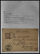 1907 PORTUGAL AZORES AÇORES HORTA TO DETMOLD  GERMANY Stationery Card KING CARLOS I 20 Rs ROSE WITH POSTMARK SEE DETAILS - Horta