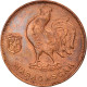 Monnaie, Madagascar, Franc, 1943, Pretoria, TTB, Bronze, KM:2 - Madagascar