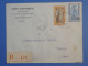 DK 12 MARTINIQUE   BELLE LETTRE  RECO   BANQUE 1935 A TROYES  FRANCE ++AFF. INTERESSANT++++ + - Storia Postale