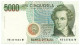 5000 LIRE BANCA D'ITALIA VINCENZO BELLINI LETTERA B 12/01/1988 QFDS - Otros & Sin Clasificación