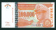 # # # Banknote Zaire 100.000 Zaires 1995 (P-76) G-D UNC # # # - Zaïre