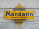 Ancienne Plaque Tôle Publicitaire Double Face Le Mandarin Apéritif Cordial - Liqueur & Bière